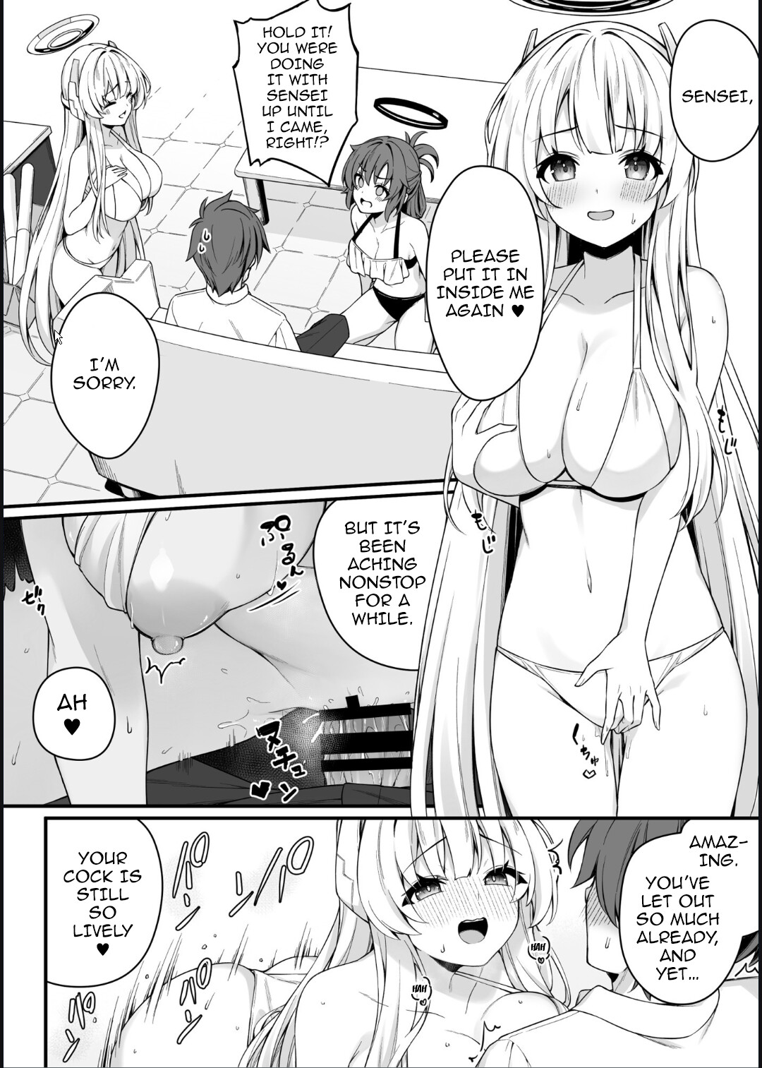 Hentai Manga Comic-Yuuka and Noa's Endless Summer-Read-14